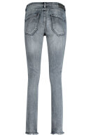 Red Button - Laila Blue & Black Embroidery Jeans  - Slim Fit - Blå -Sort