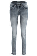 Red Button - Laila Blue & Black Embroidery Jeans  - Slim Fit - Blå -Sort