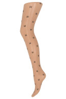 Hype the Detail - H-Logo Tights - 25 D - Strømpebukser - Nude