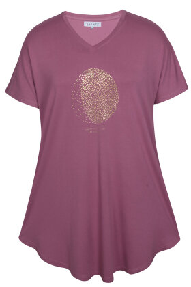 ZHENZI - Aini 445 Natkjole - Guldprint - Stjernehob - Rosa ZHENZI - Aini 445 Natkjole - Guldprint - Stjernehob - Rosa