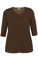 Zhenzi - Alberta 426 T-shirt - Stjerne Print - Brun