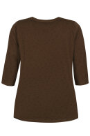 Zhenzi - Alberta 426 T-shirt - Stjerne Print - Brun