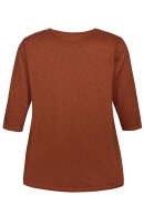 Zhenzi - Alberta 426 T-shirt - Stjerne Print - Orange