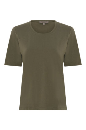 LUNDGAARD - Basis T-shirt - Army Grøn