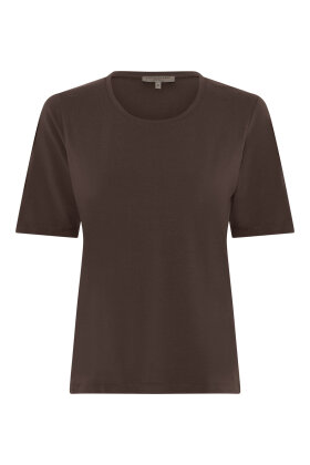 Lundgaard - Basis T-shirt - Brun
