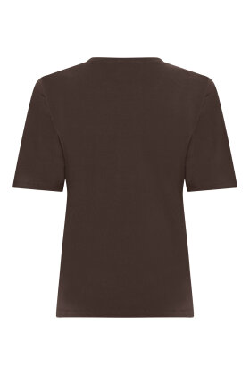 LUNDGAARD - Basis T-shirt - Brun