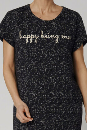 Triumph - Print Natkjole - Happy Being Me - Sort