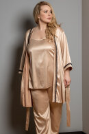 Plaisir - Boudoir Satin Kimono - Sand