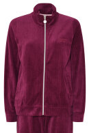 Micha - Stribet Cool Velour Sæt - Bordeaux Micha - Stribet Cool Velour Sæt - Bordeaux