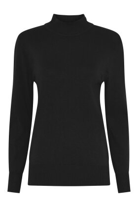 Lundgaard - Turtleneck Strik - Sort