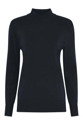 Lundgaard - Turtleneck Strik - Mørkeblå