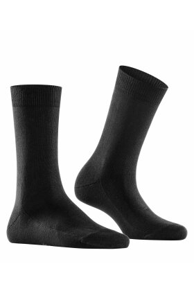 Falke - Family Sock Ankelstrømpe - Sort 