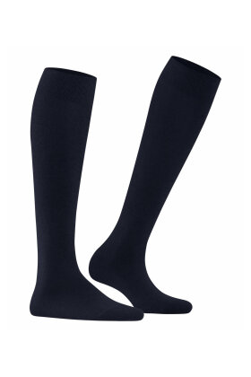 Falke - Family Knæstrømper - Women Knee-High - Mørkeblå