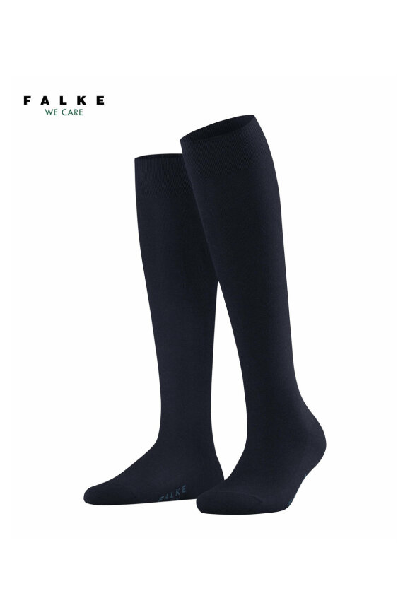 Falke - Family Knæstrømper - Women Knee-High - Mørkeblå