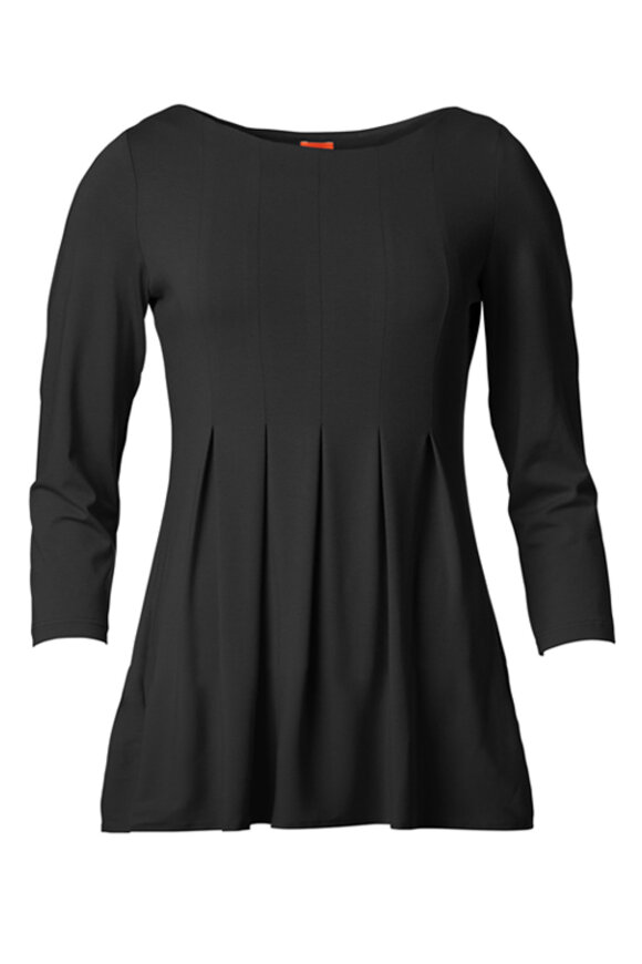 Du Milde - DuAllie Basic Black - Løs Bluse - Sort