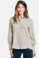 Gerry Weber - Stribet Skjorte - Løs & Casual - Khaki Gerry Weber - Stribet Skjorte - Løs & Casual - Khaki