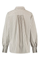 Gerry Weber - Stribet Skjorte - Løs & Casual - Khaki Gerry Weber - Stribet Skjorte - Løs & Casual - Khaki