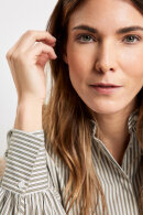 Gerry Weber - Stribet Skjorte - Løs & Casual - Khaki Gerry Weber - Stribet Skjorte - Løs & Casual - Khaki