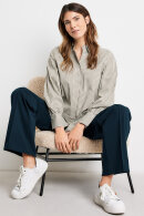 Gerry Weber - Stribet Skjorte - Løs & Casual - Khaki Gerry Weber - Stribet Skjorte - Løs & Casual - Khaki