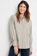 Gerry Weber - Stribet Skjorte - Løs & Casual - Khaki Gerry Weber - Stribet Skjorte - Løs & Casual - Khaki