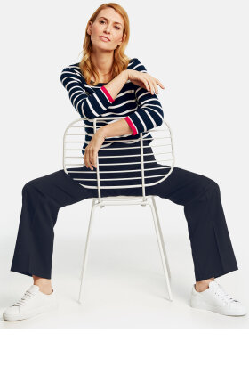Gerry Weber - Straight Cut Trousers - Mørkeblå