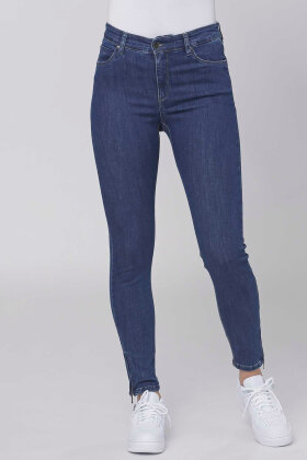 C RO - Magic Fit Jeans - Regular 7/8 Del - Medium Blue Denim