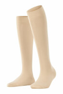 Falke - Cotton Touch Knee-high - Knæstrømpe - Sand