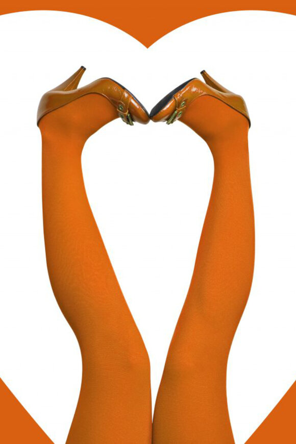 Du Milde - Orangina - Tights Strømpebusker 60 Denier - Orange