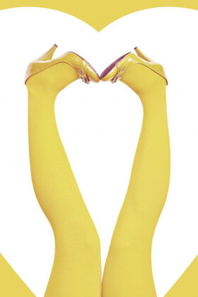 Du Milde - Limoncella - Tights Strømpebusker 60 Denier - Gul
