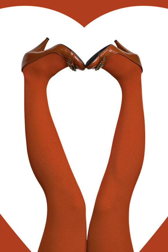 Du Milde - Burned Orange - Tights Strømpebusker 60 Denier - Orange