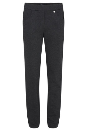 Robell - Bella Bukser - Jersey & Stræk - Slim Fit - Mørkegrå