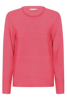 Micha - Mønstret Strik - Pink