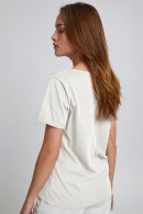 Pulz - June T-shirt - Casual Regular Fit - Off White
