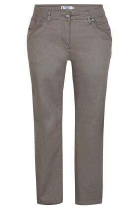 ZHENZI - Stomp Fit Legging Fit - Tætsiddende Bukser - Army Grøn ZHENZI - Stomp Fit Legging Fit - Tætsiddende Bukser - Army Grøn
