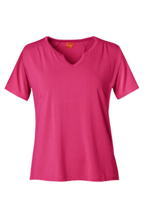 DU MILDE - DuPetra Basic T-shirt - Jersey - Pink