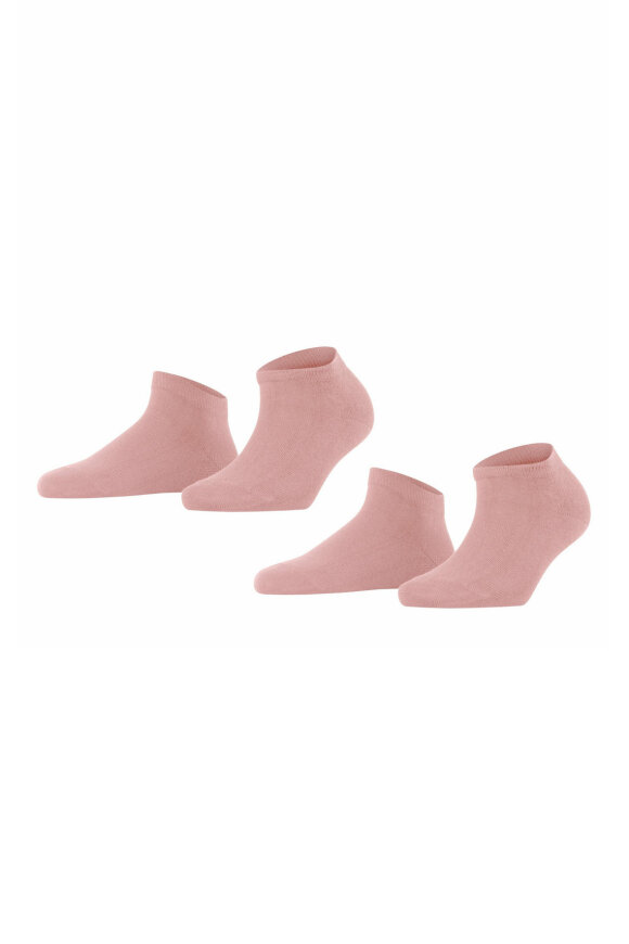 Falke - Happy 2-Pak Sneakers Sokker - Rosa