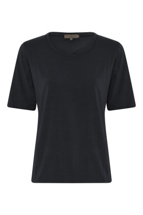Lundgaard - T-shirt Basis - Mørkeblå