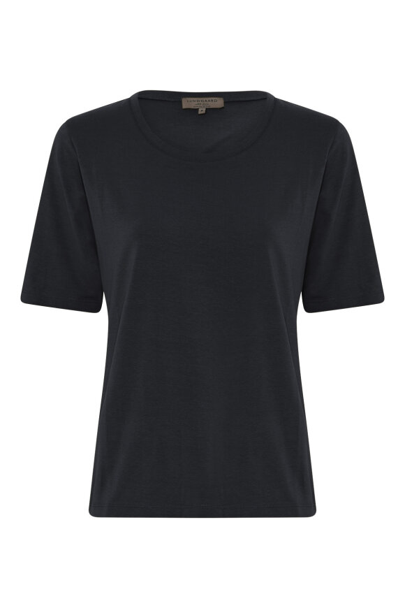 Lundgaard - T-shirt Basis - Mørkeblå