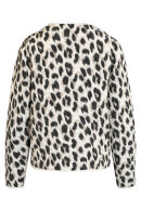 Brandtex - Kort Quilt Jakke - Leopard - Off White