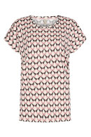 SoyaConcept - Sc-Felicity Løs Print T-shirt - Rosa