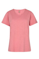 SoyaConcept - Sc-Babette T-shirt - Melange Casual - Rosa