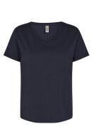 SoyaConcept - Sc-Babette T-shirt - Melange Casual - Mørkeblå