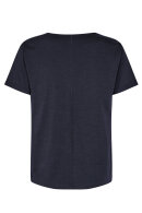 SoyaConcept - Sc-Babette T-shirt - Melange Casual - Mørkeblå