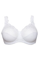 Plaisir - Beate Bra Plain - 3 Parts - Full Cup - Bøjle Bh - Hvid