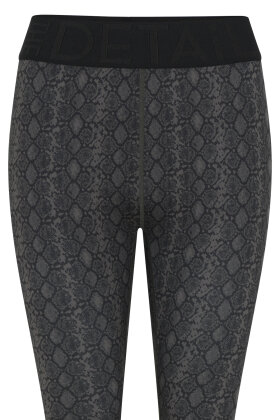 Hype the Detail - Lange Leggings Slangeskind Print - Army