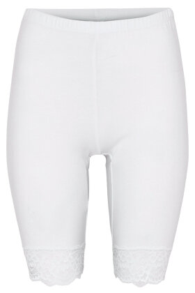 Decoy - Korte Blonde Leggings - Hvide