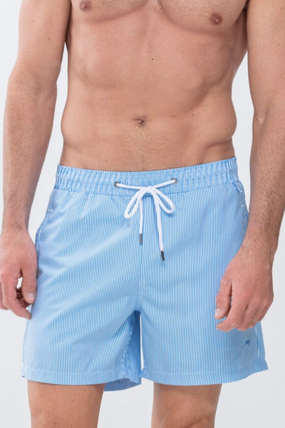 Mey Mænd - Swim Shorts - Serie Beachport - Badeshorts - Lyseblå