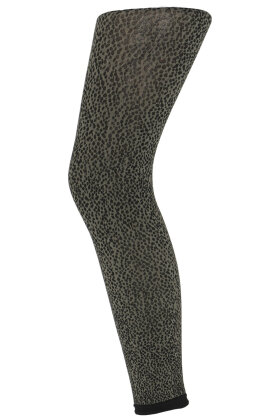 Decoy - Capri Leopard Legging - 70 D - Grøn