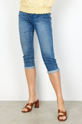 Soyaconcept - Sc-Denver 2-B - Pirat Capri Denim Shorts