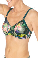 Amoena - Flower Spirit - Soft Padded Bra - Bikinioverdel - Grøn